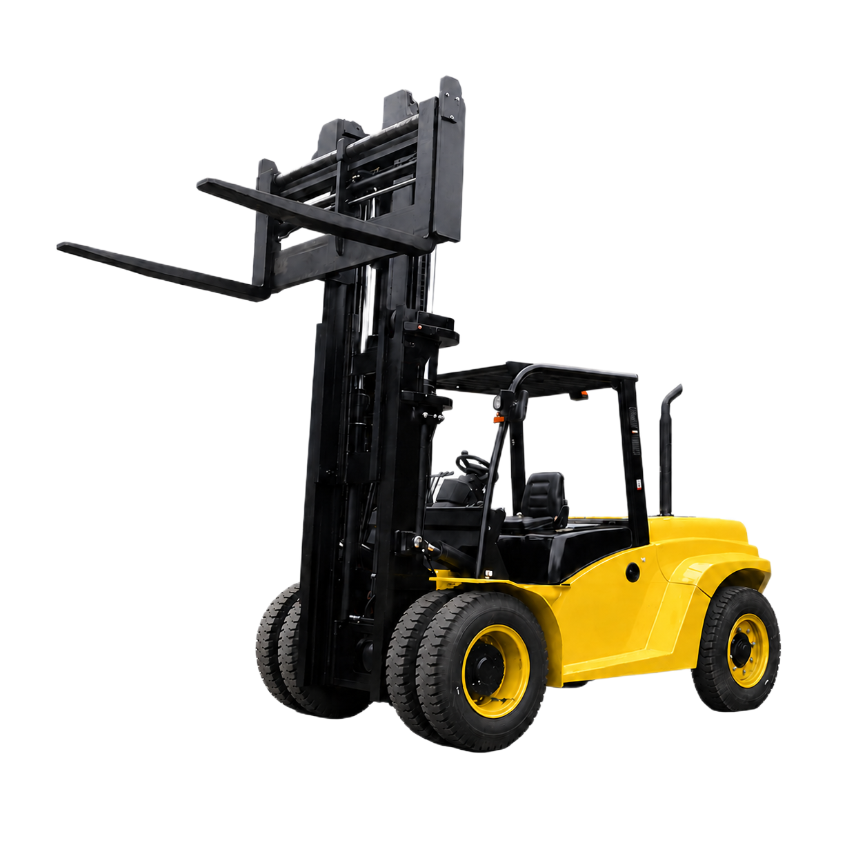 10 ton High-Capacity Diesel Pneumatic Forklift transparent product image 1