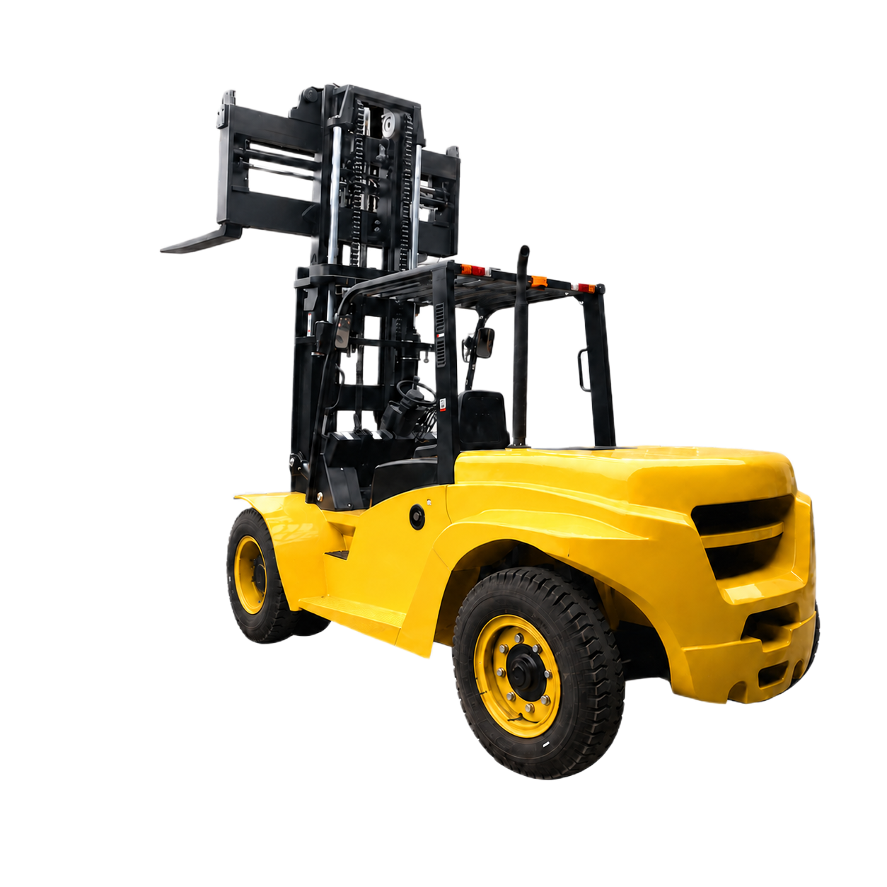 10 ton High-Capacity Diesel Pneumatic Forklift transparent product image 2