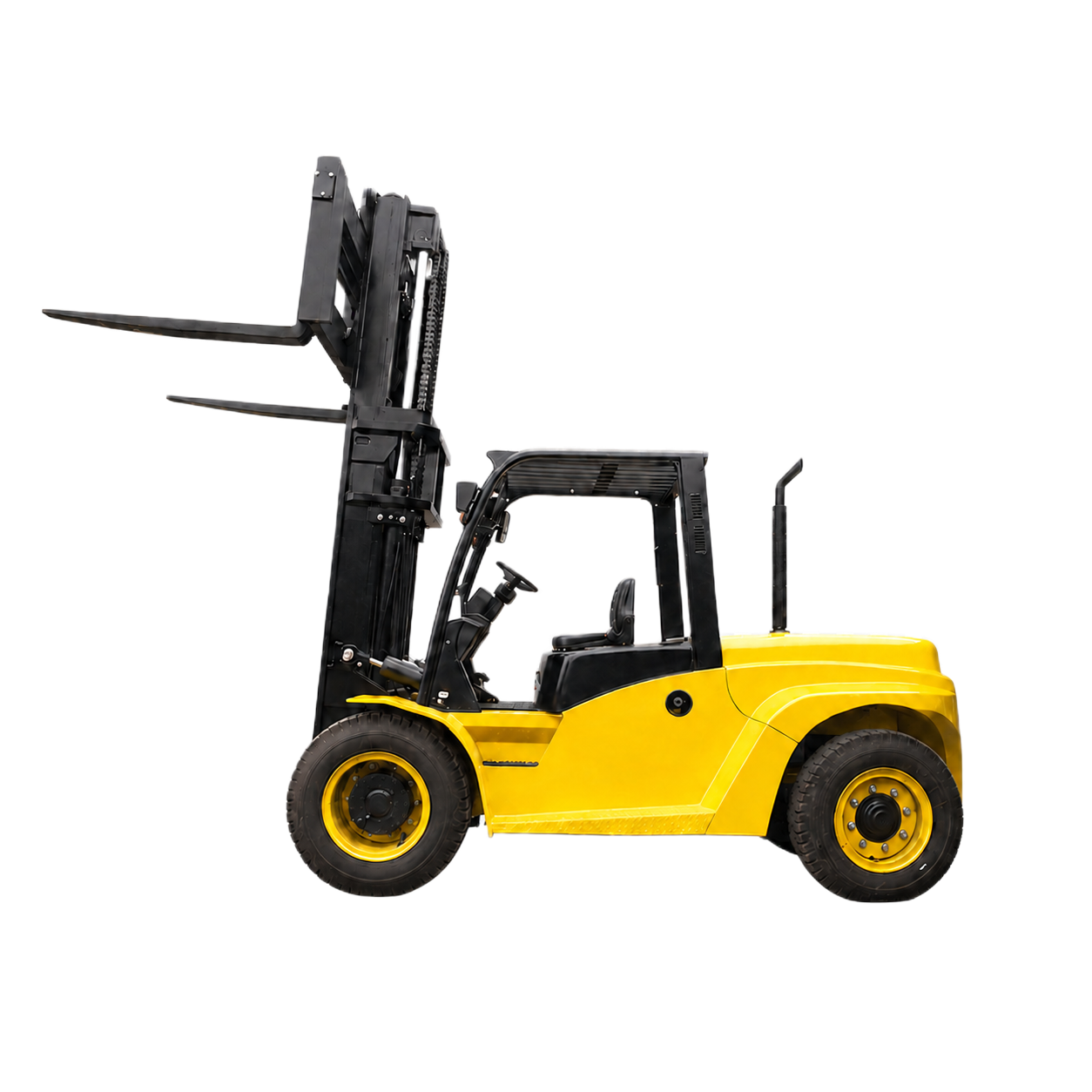 10 ton High-Capacity Diesel Pneumatic Forklift transparent product image 4