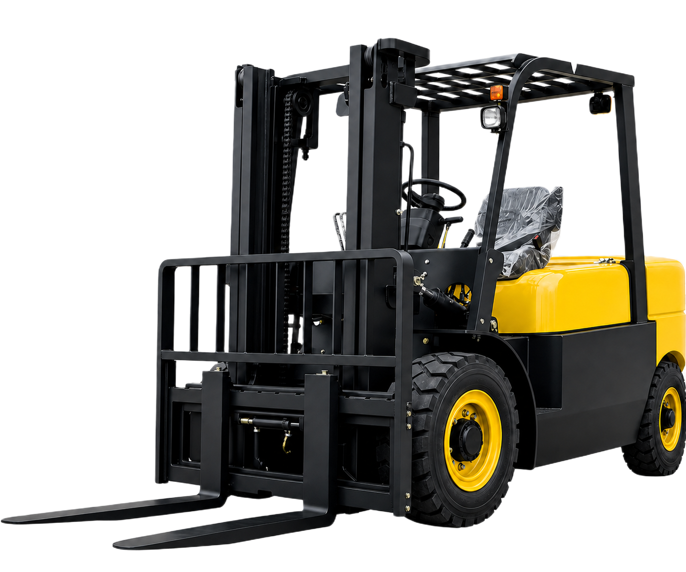 7 ton Diesel Pneumatic Forklift transparent product image 3
