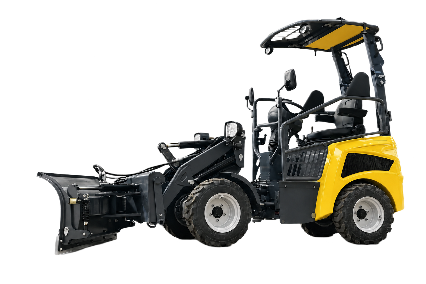 Extended-Boom Electric Mini Loader product image 2 - Mulciber MML08X-E