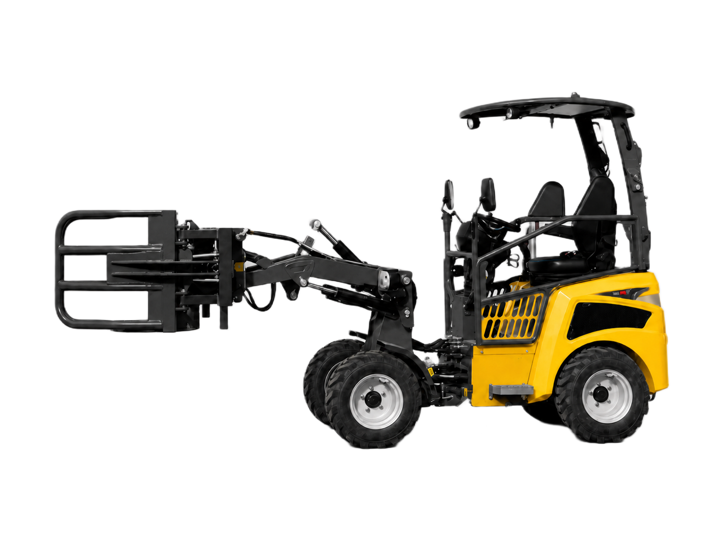 Extended-Boom Electric Mini Loader product image 3 - Mulciber MML08X-E
