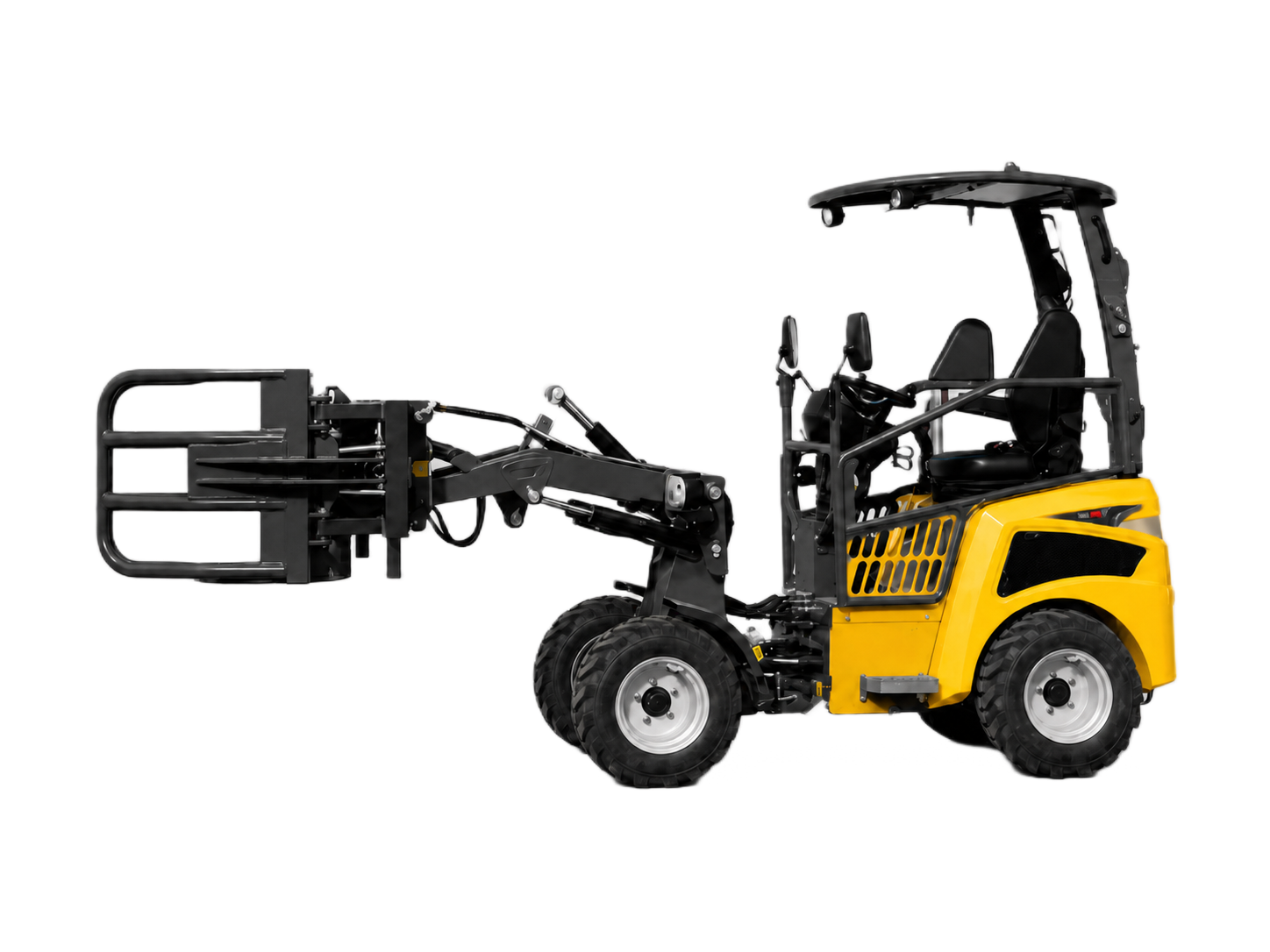 Extended-Boom Electric Mini Loader product image 3 - Mulciber MML08X-E