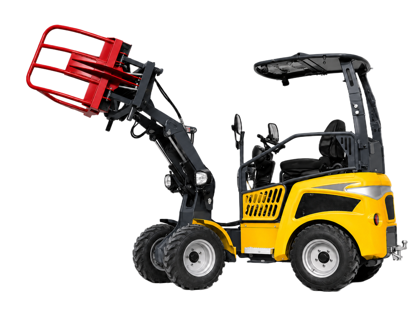 Extended-Boom Electric Mini Loader product image 5 - Mulciber MML08X-E
