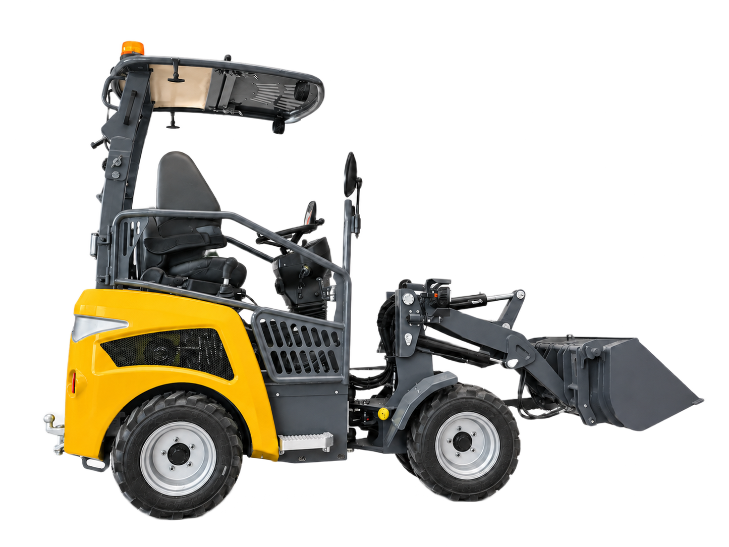 Extended-Boom Electric Mini Loader product image 6 - Mulciber MML08X-E