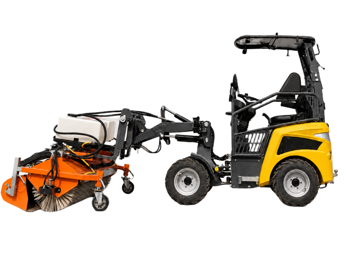 Extended-Boom Electric Mini Loader product image 9 - Mulciber MML08X-E