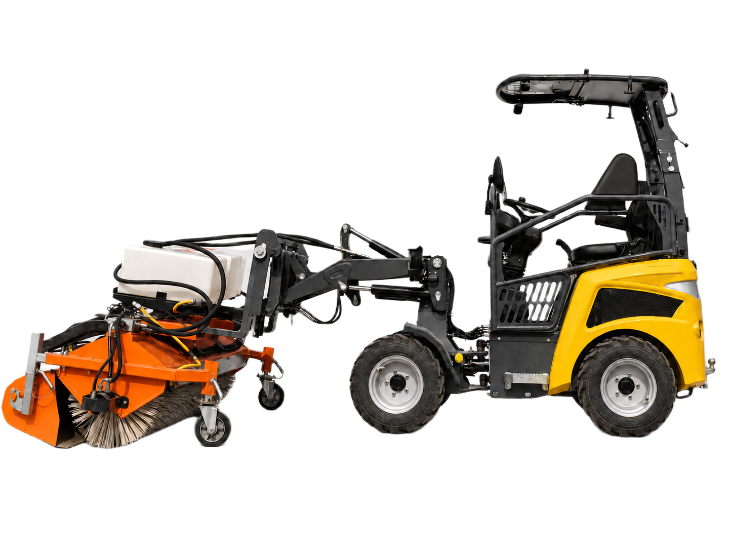 Extended-Boom Electric Mini Loader product image 9 - Mulciber MML08X-E