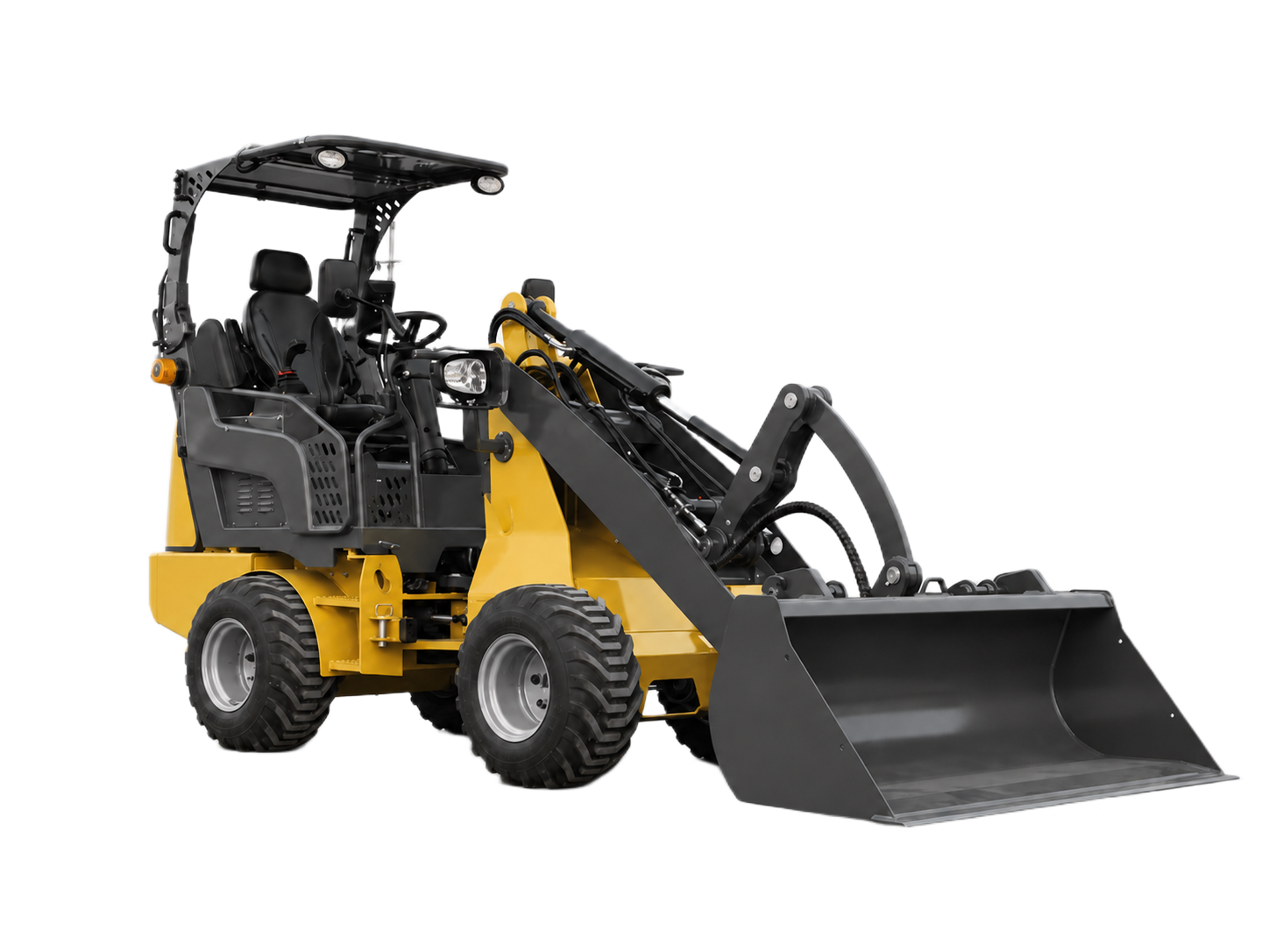 1.2 ton Hydrostatic Wheel Loader - Closed Cabin product image 4 - Mulciber MWL12C-D