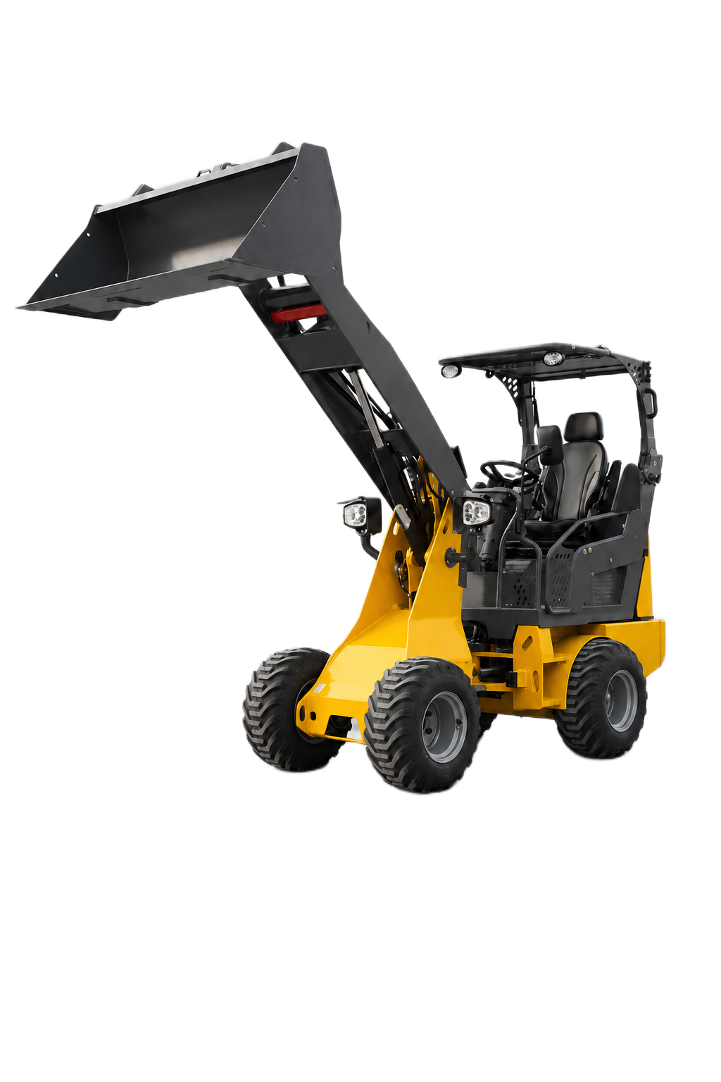 1.2 ton Hydrostatic Wheel Loader - Open Canopy product image 3 - Mulciber MWL12F-D