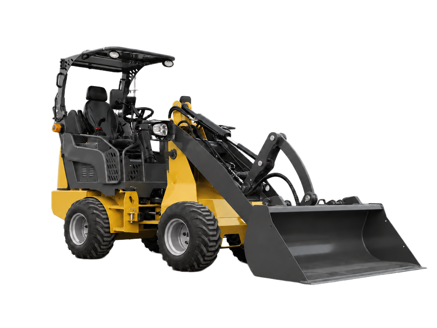 1.2 ton Hydrostatic Wheel Loader - Open Canopy product image 4 - Mulciber MWL12F-D