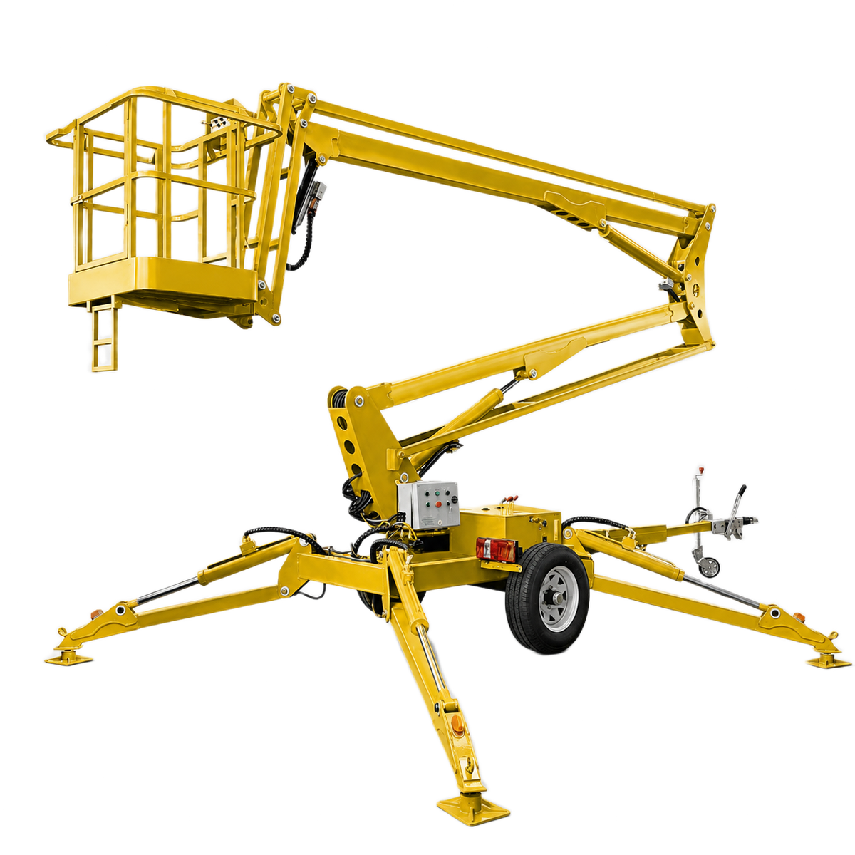 Towable Boom Lift product image 1 - Mulciber Industries