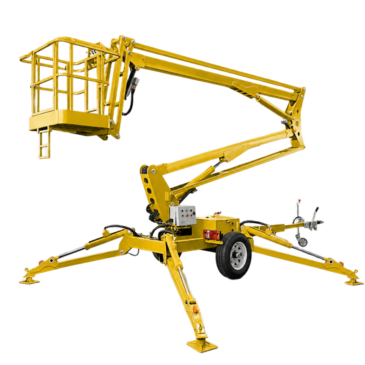 Towable Boom Lift product image 1 - Mulciber Industries